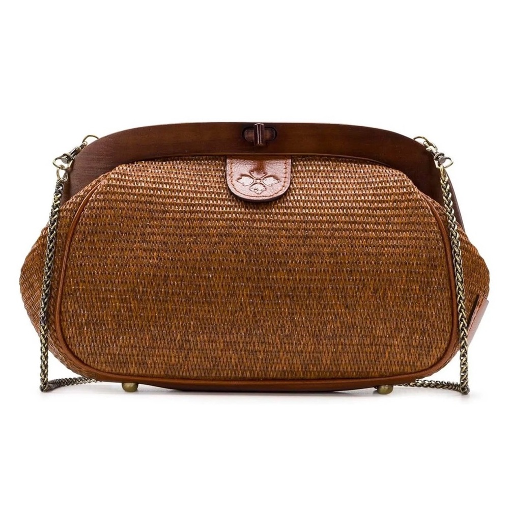 Patricia Nash Women Raffia Gracchi Satchel in Tobacco